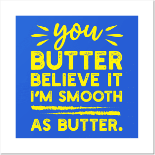 Butter Puns Posters and Art